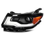 Headlight for Jeep Compass (2017–2021) HID/Xenon w/LED DRL Projector Left