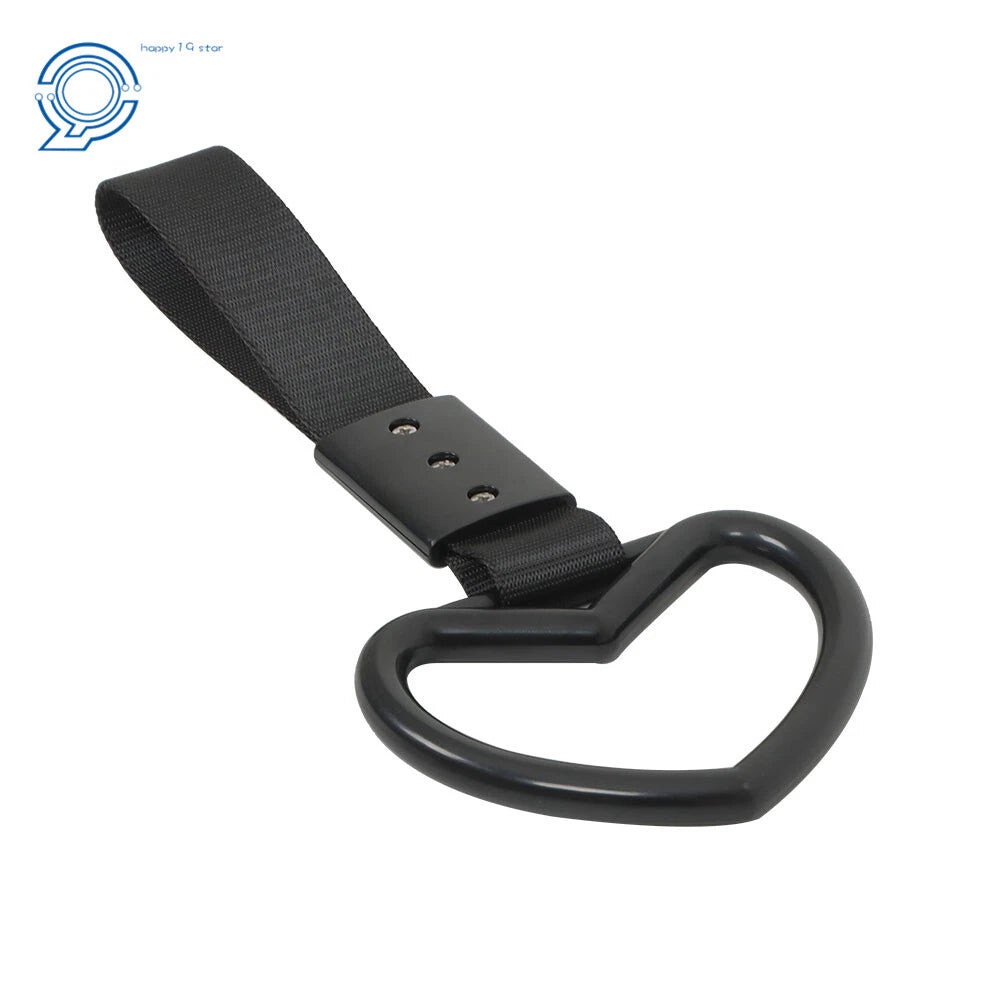 Nylon Handle Strap Charm for Subway Train Bus (Heart Shaped)