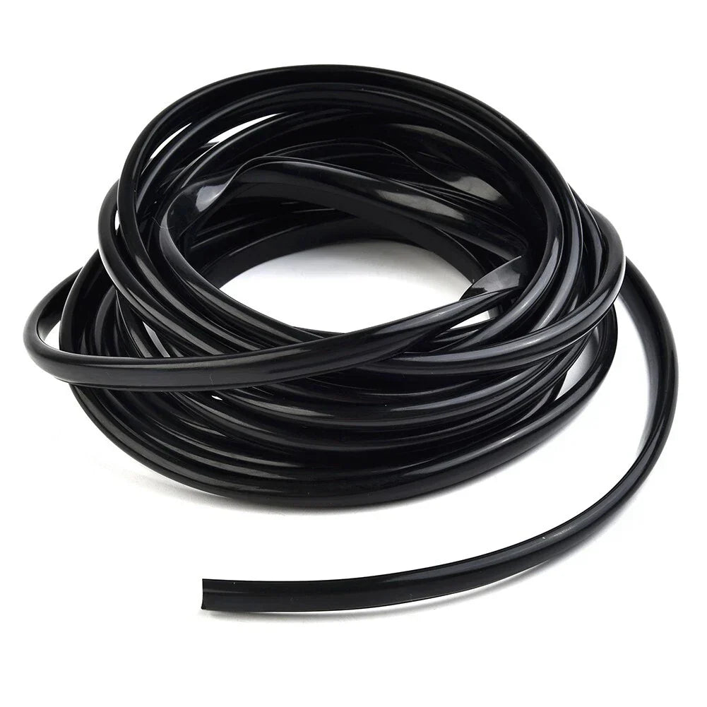 Black U-Shape Car Door Moulding Rubber Strip Trim Guard Edge Protector Cover