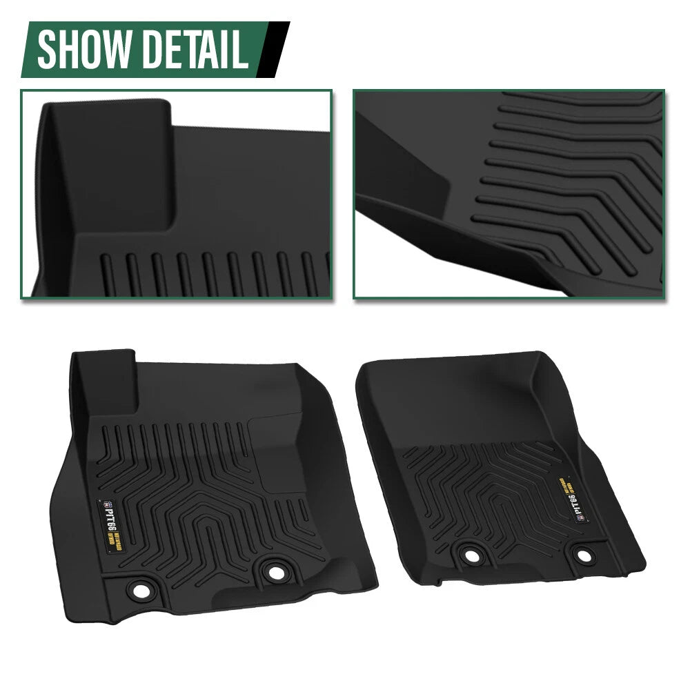 Set of 4 TPE All Weather Floor Mats for Toyota 4Runner, Lexus GX460
