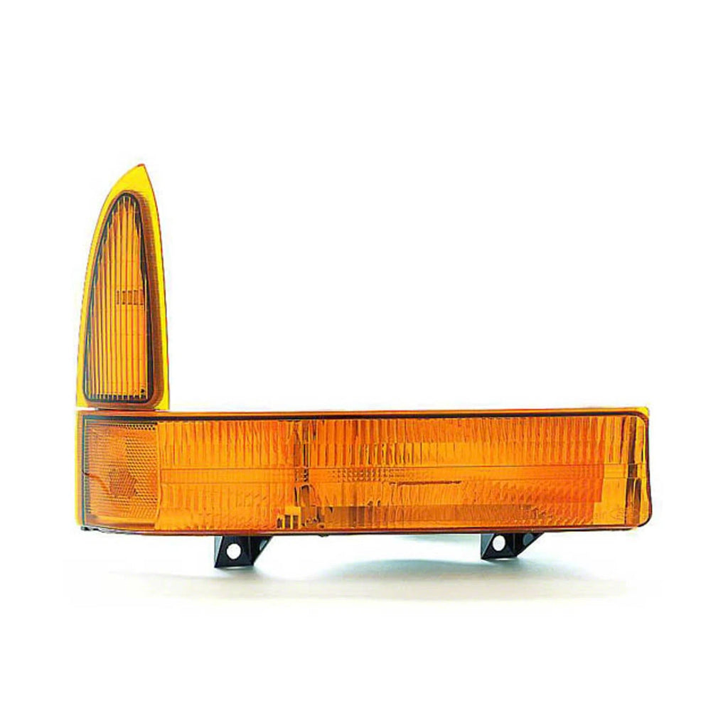 Replacement Amber Passenger Side Signal/Park Light Lens/Housing