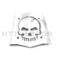 Skull Backrest Sissy Bar Plate Chrome for Universal Fit (2000–2023)