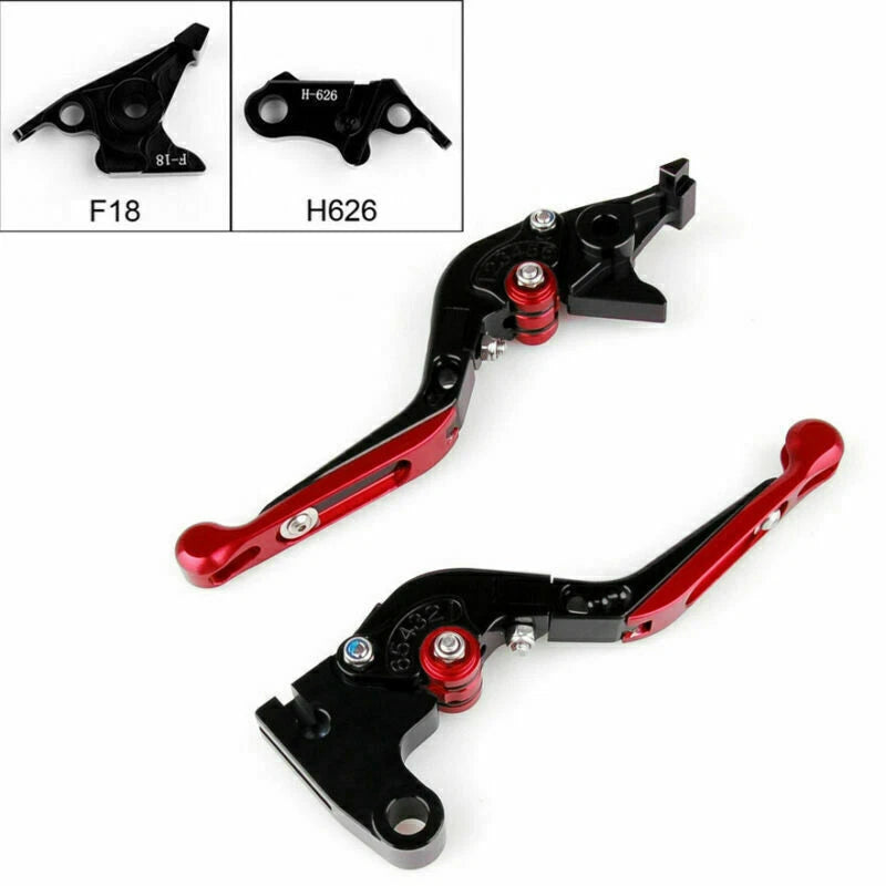 Adjustable Brake Clutch Levers for Honda CBR CB600 NC700 (T9) Red