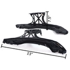 One Touch Saddlebag Latch Lids Hardware Covers for Harley Touring (2014–2020)