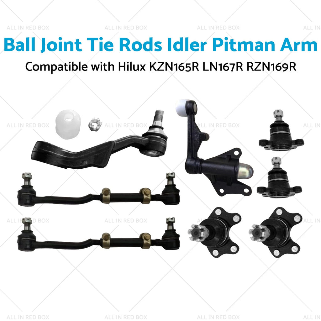 Ball Joint Tie Rods Idler Pitman Arm for Toyota Hilux (2005–2015)