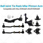 Ball Joint Tie Rods Idler Pitman Arm for Toyota Hilux (2005–2015)