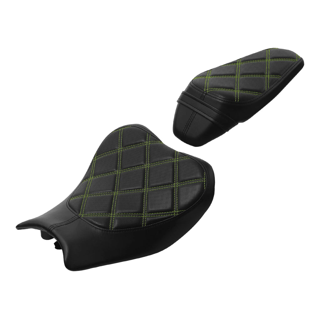 Driver Passenger Seat for Kawasaki Z900 (2017–2023) 18 19 20 21 Black