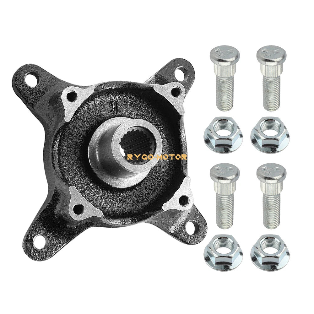 Front Wheel Hub & Studs for Polaris Ranger 400 425 500 570 650 700 800 (2006–2021)