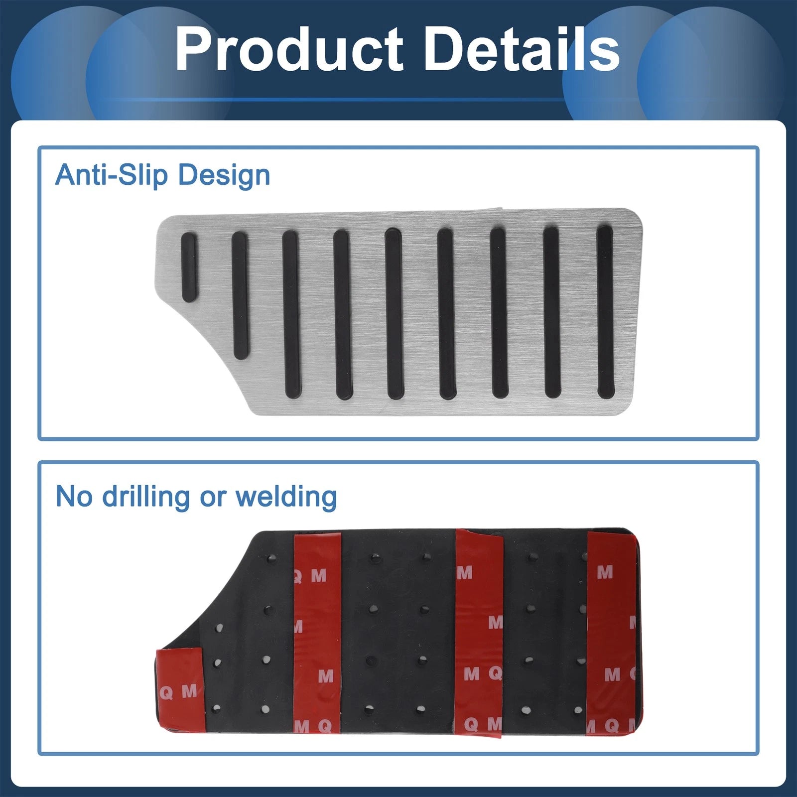 Footrest Pedal Pad Cover for Honda Civic (2016–2024)