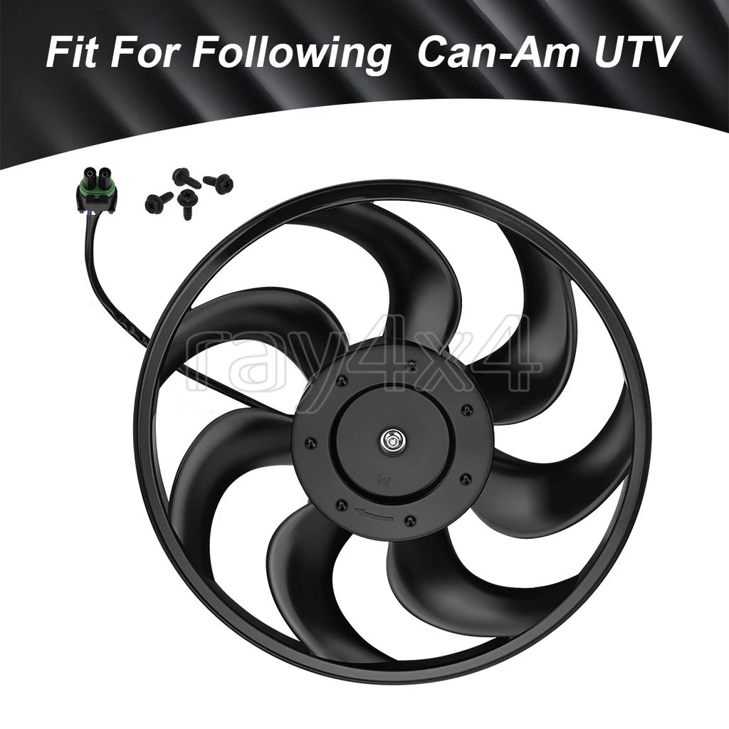 Radiator Cooling Fan Motor for Can Am Maverick X3 Max RR 4x4 Turbo (2017–2023)