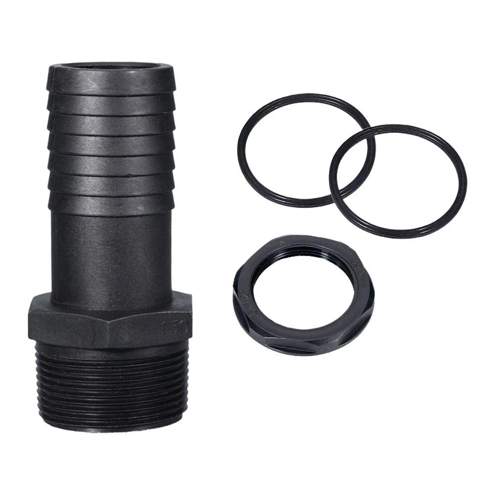 5PCS Hose Barb Fitting NPT Male Connector for Irrigation Systems