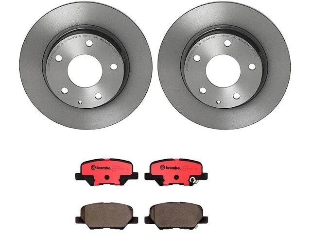 Rear Brake Pad and Rotor Kit for Mazda 3 (2016–2018) RZ432XS