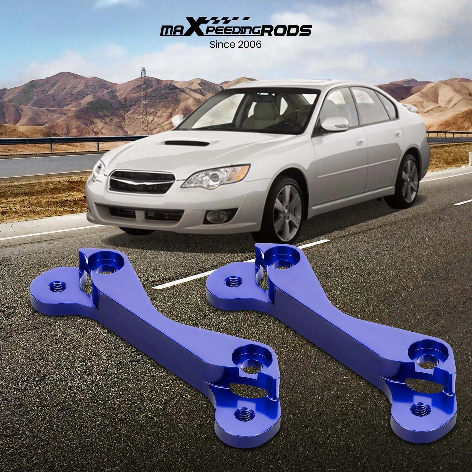 2X Brake Caliper Adapter Rear for Subaru Impreza WRX (2002–2005)