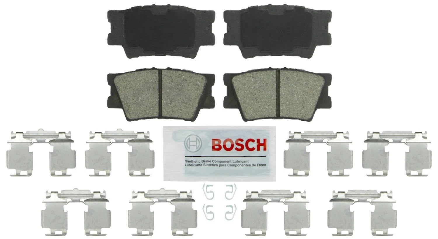 Bosch Rear Severe Duty Ceramic Brake Pads w/ Hardware for