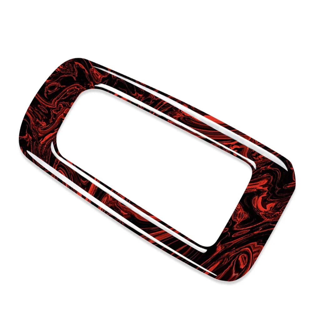 Fire Red Hand Brake Park P Button Trim for Mercedes GLC Class (2015-2018)