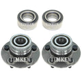 Front & Rear Wheel Bearings & Hubs Kit for Chrysler Dodge Neon (2000–2001)