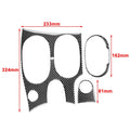 Carbon Fiber Center Console Gear Shift Panel Trim for Chevrolet Corvette C6 (2005–2013)