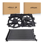 Radiator and Cooling Fan for Chevy Equinox, Pontiac Torrent (2006–2008)