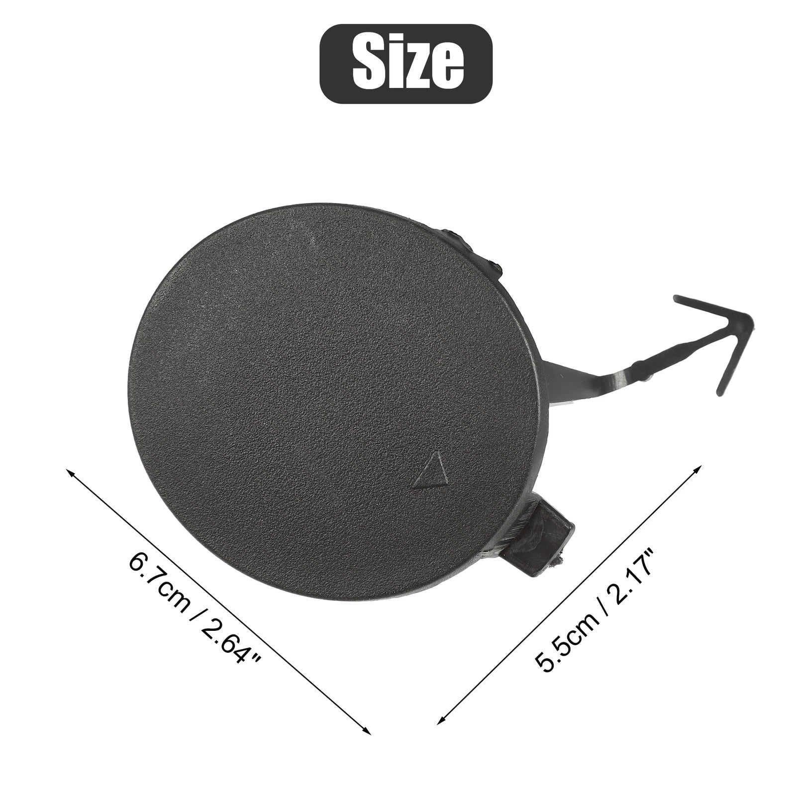 Tow Hook Cover Cap for Mazda CX-7 (2007–2012) - Black