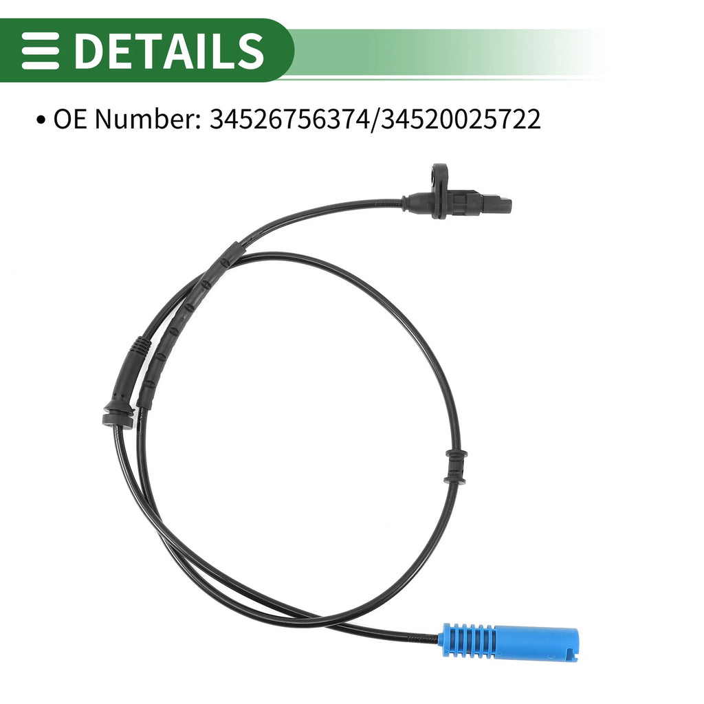 ABS Wheel Speed Sensor for BMW 740i (1999–2001) No. 34526756374/34520025722