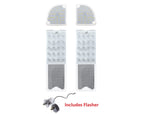 Clear LED Tail Light and Reverse Light Kit w Flasher for Chevy GMC Truck (1967–1972)