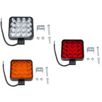 48W 16LED Work Light Pod for SUV ATV Truck Off Road Tractor (12V 24V)