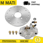 Rear Brake Caliper & Disc Rotor w/Bolts for Polaris Trail Blazer 250 400 (2001–2004)
