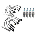 Denso 8mm Wire Set & 4 Iridium Spark Plugs Kit for Mazda B2500 (1998–2006)