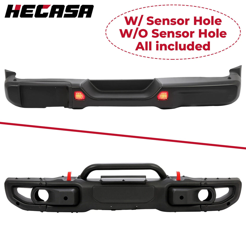Bumper for Jeep Wrangler JK JL (2007–2024) W/ Sensor Hole & W/O Sensor Hole
