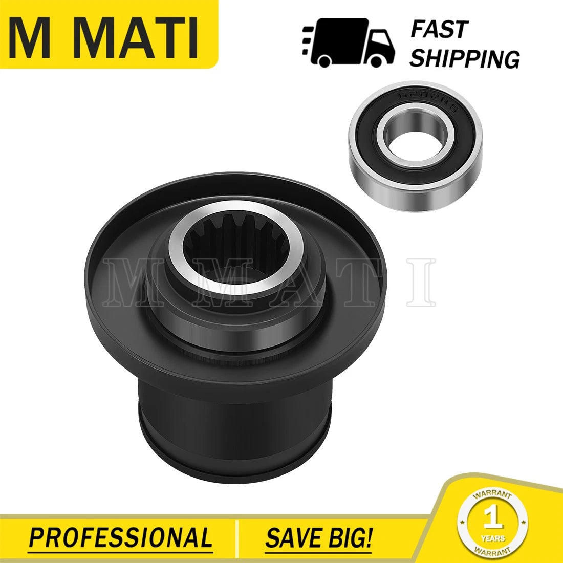 Front Bevel Gear Coupling 5KM-45593-00-00 for Yamaha YFM 660 Grizzly (2003–2008)