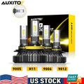 Set of 4 AUXITO H4 H11 9005 9012 9006 H7 LED Headlight Bulbs 30000LM