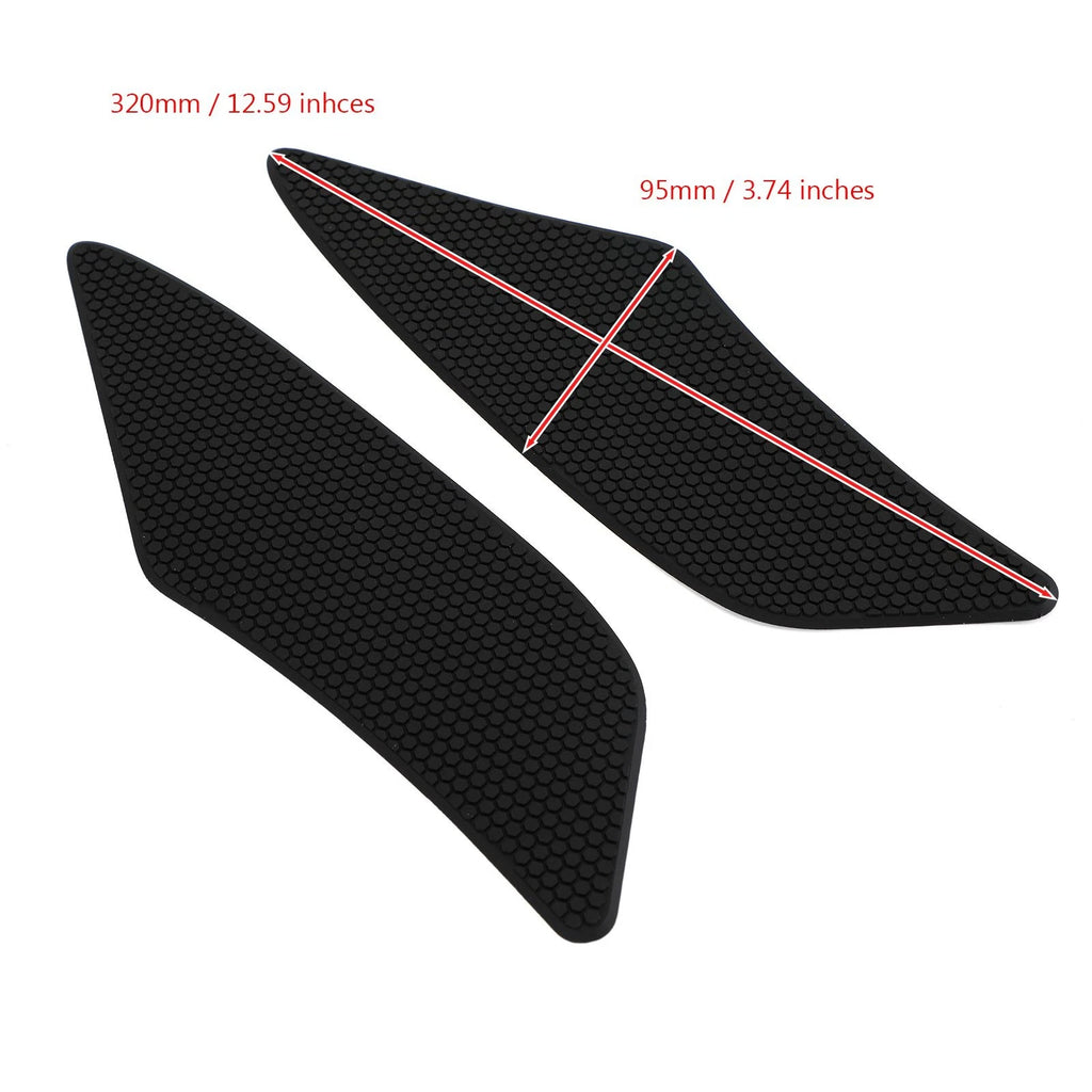Tank Pads Traction Grips Protector for Yamaha YZF-R6 (2017–2020)