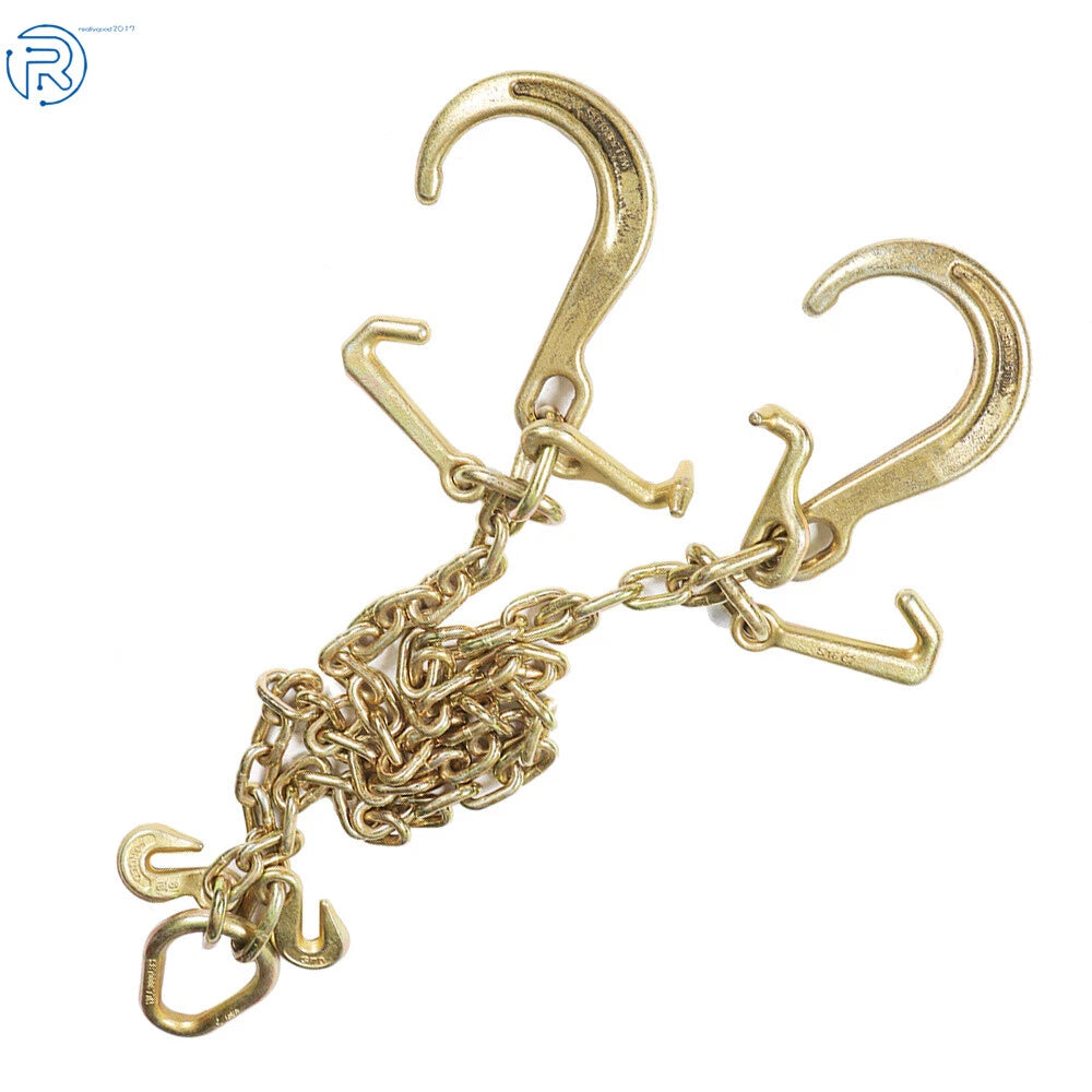 Set of 2 V-Chain Bridles with 8" Medium J Hooks for G70 