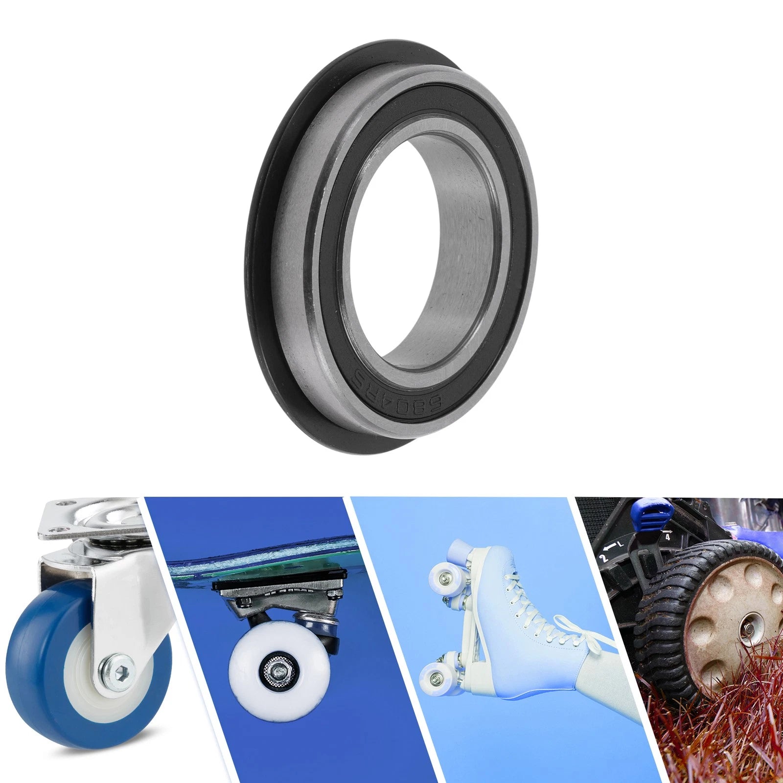 Deep Groove Ball Bearing 6804NR2RS for Scooter Skateboard (20x32x7mm)