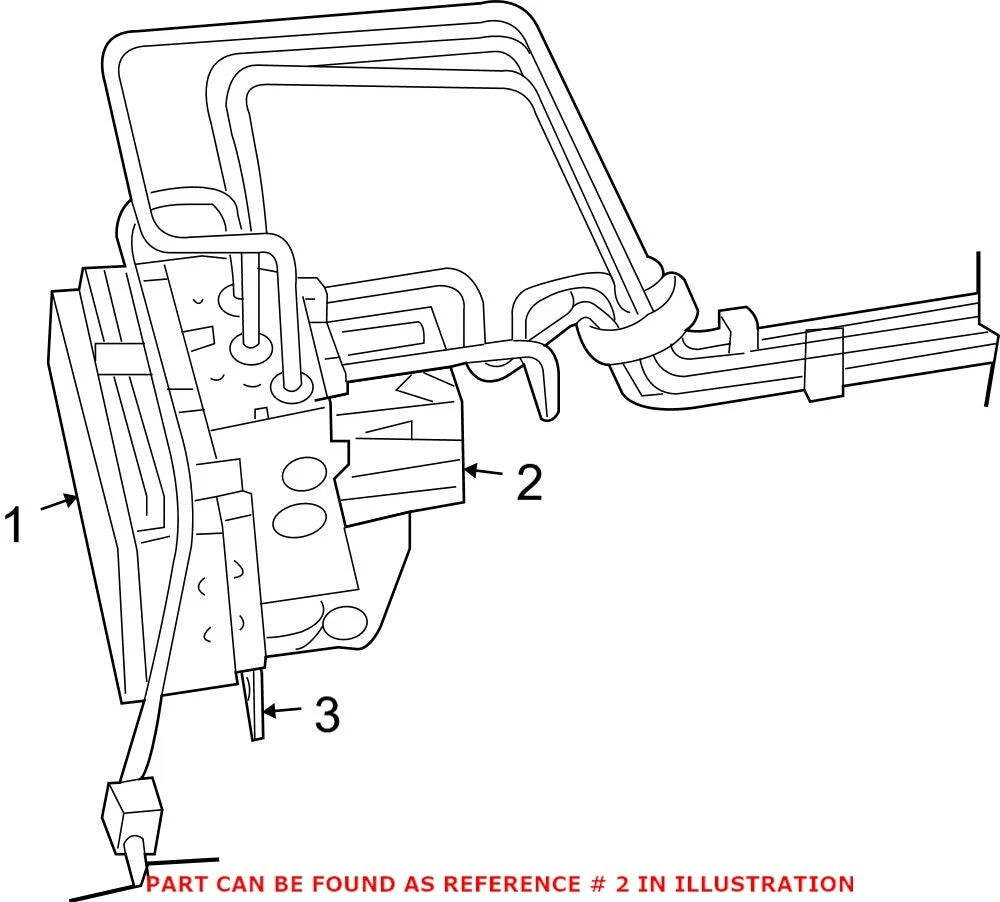 ABS Modulator for Dodge Caliber (2007–2012) 68067060AA
