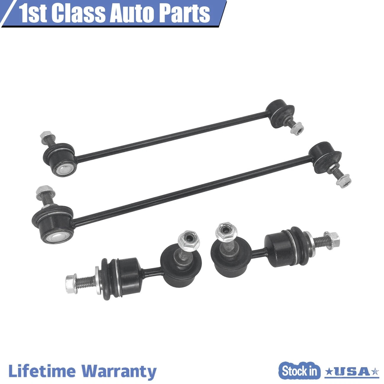 4pc Front Suspension Rear Sway Bar Links for Mazda 5 3 Sport (2004–2009)