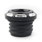 Black Fuel Gas Tank Oil Cap Cover for Harley FXS FXDF FXDL XL