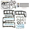 Timing Chain Kit with Head Bolts and Gasket for Dodge Ram 1500 Jeep Liberty (2002–2003)