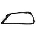 Replacement Black Painted Polypropylene Front Driver Side Bumper Cover Molding