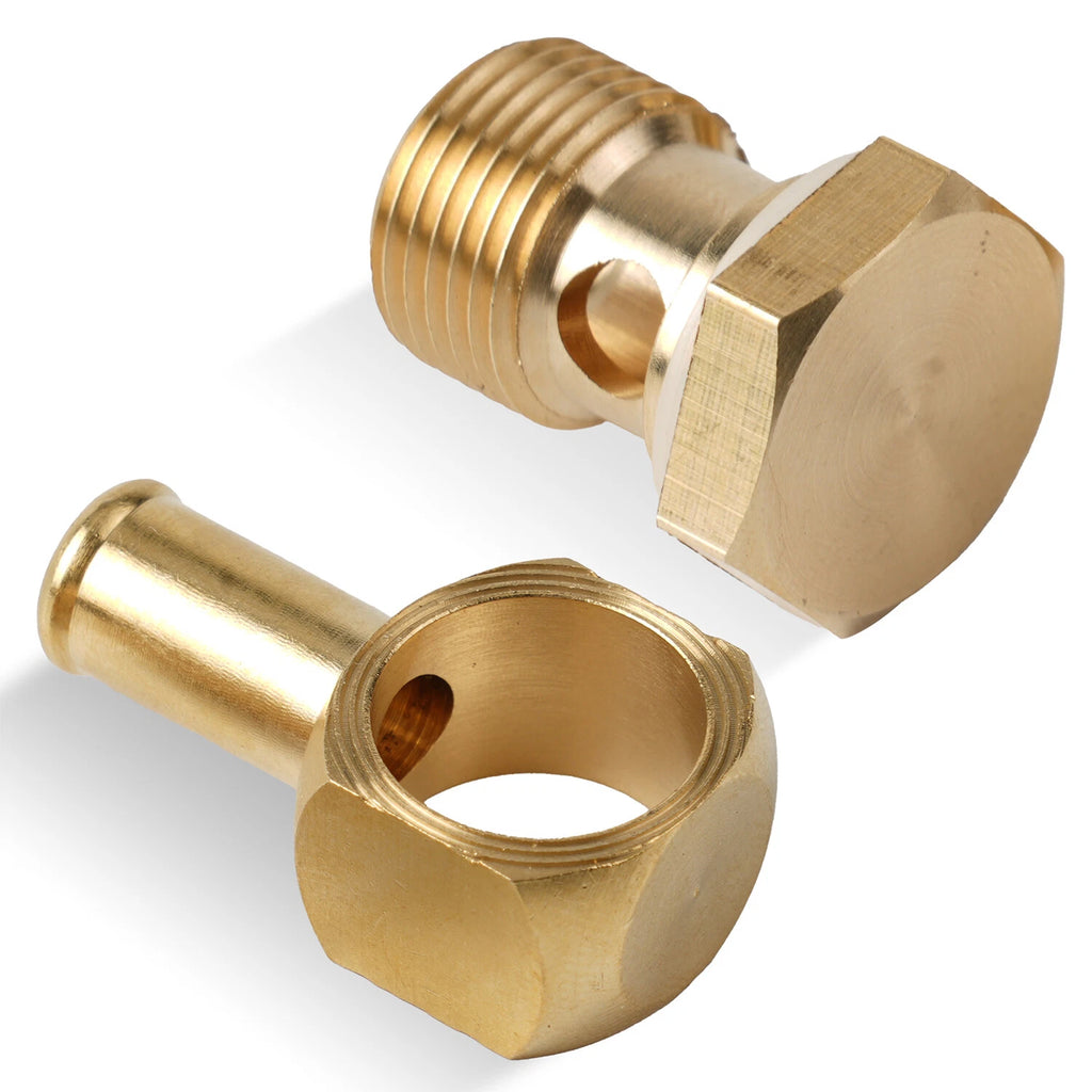 Banjo Fuel Inlet Fitting 8089 for Edelbrock Square-Bore Carburetors