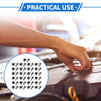 50 Pcs Fender Liner Splash Shield Bumper Cover Screw for Scion XD (2008–2014)