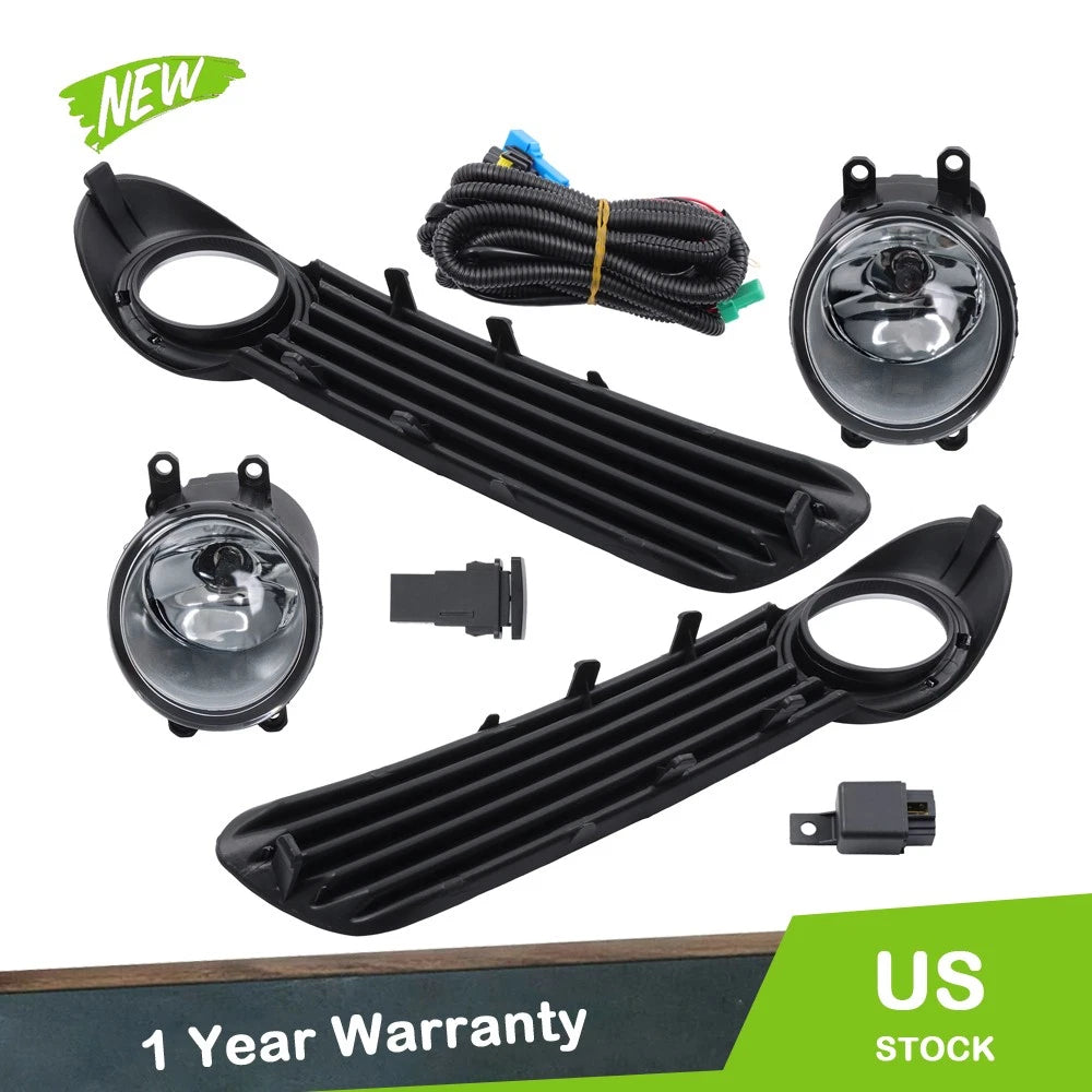Fog Lights for Toyota Avalon (2008–2010) LH+RH with Cover, Switch, Wiring Kit