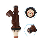 6 Fuel Injectors Nozzle 23250-62040 for Toyota Tacoma Tundra 4Runner (1995–2004)