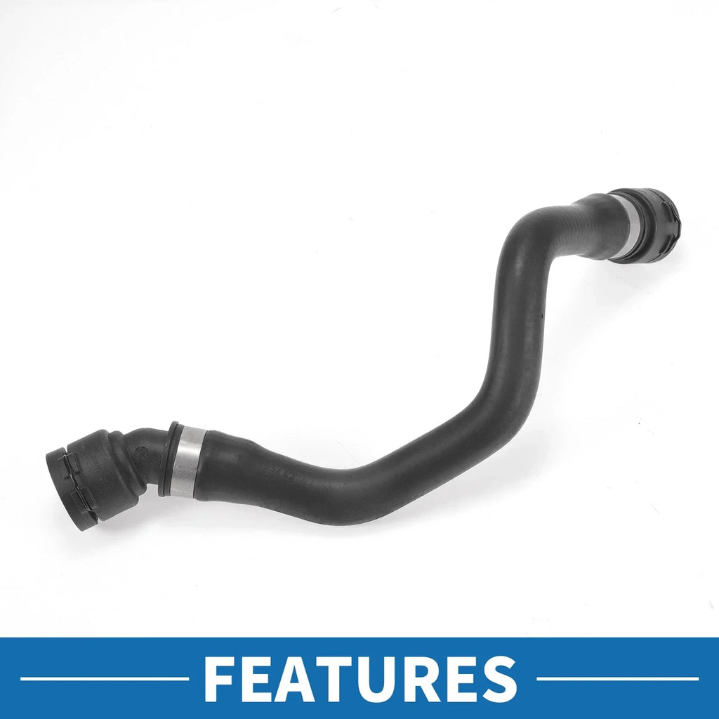 Engine Radiator Hose for BMW X5 (2000-2003) Rubber Black 1 Pc