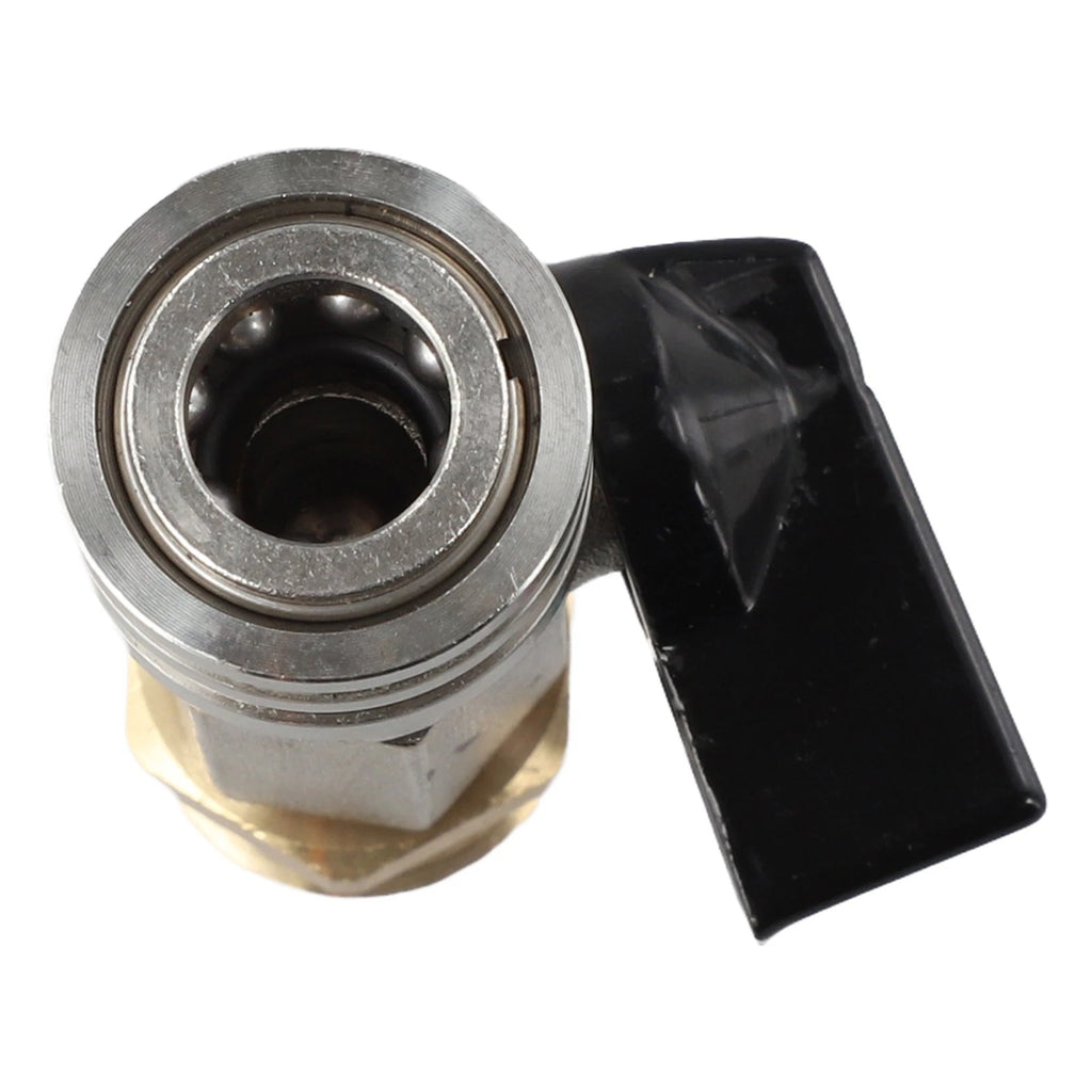 Stainless Steel Ball Valve Hose Switch for Quick Connect (14 Inch)