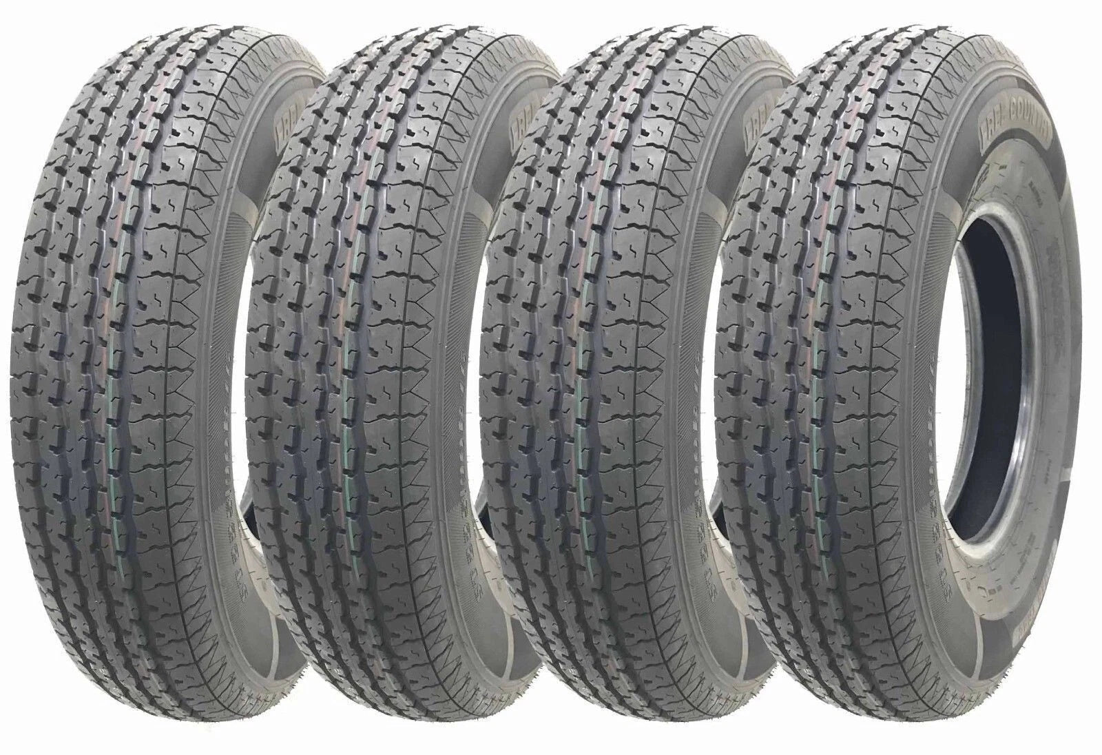 Set of 4 Trailer Tires ST 225/90R16 /7.50R16 14 PR 11082