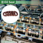 Set of 5 Oil Seal Rotary Shaft Seal FKM Rubber 26x40x8mm