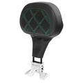 Black Green Driver Backrest Pad for Harley Touring Road King Glide (2009-2024)