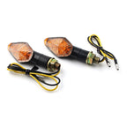 2X Mini Amber Turn Signal Lights for Harley Universal (12V LED)