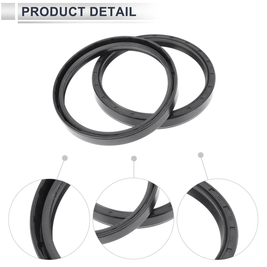 Set of 5 Oil Seal Rotary Shaft Seal Nitrile Rubber 95x110x13mm